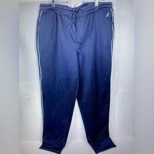 Nautical Big Mens Jogger Sweatpants Navy Blue Pull On Size 2X NWT